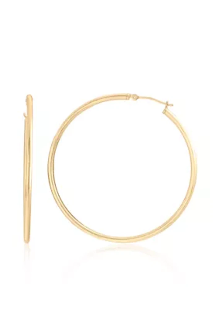 Hoop Earrings in 14K Yellow Gold