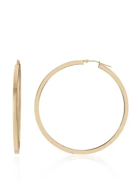 Hoop Earrings in 10K Yellow Gold