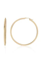 Hoop Earrings in 10K Yellow Gold