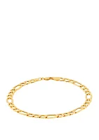 Air Solid Light 10K Yellow Gold Chain Bracelet 