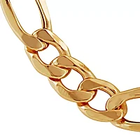 Figaro Necklace in 10k Yellow Gold