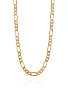 Figaro Necklace in 10k Yellow Gold