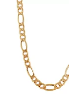 Figaro Necklace in 10k Yellow Gold