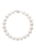 14K Yellow Gold and Freshwater Pearl Statement Bracelet