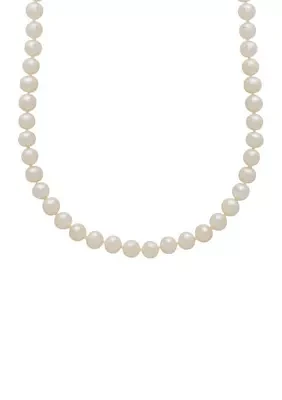 14K Yellow Gold Freshwater Pearl Strand Necklace