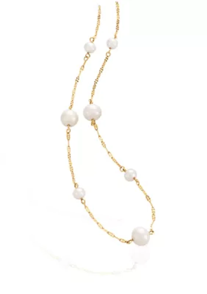 Pearl Pendant in 14K Yellow Gold