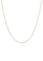 Solid Wheat Chain in 14K Yellow Gold