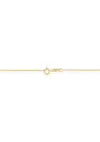 Solid Wheat Chain in 14K Yellow Gold