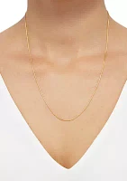 Solid Wheat Chain in 14K Yellow Gold