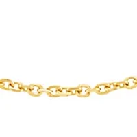 18 Inch Fantasy Chain Necklace in 14K Yellow Gold