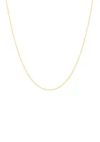 18 Inch Fantasy Chain Necklace in 14K Yellow Gold