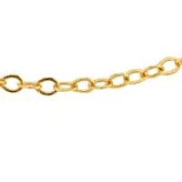 18 Inch Hammered Fantasy Chain in 14K Yellow Gold