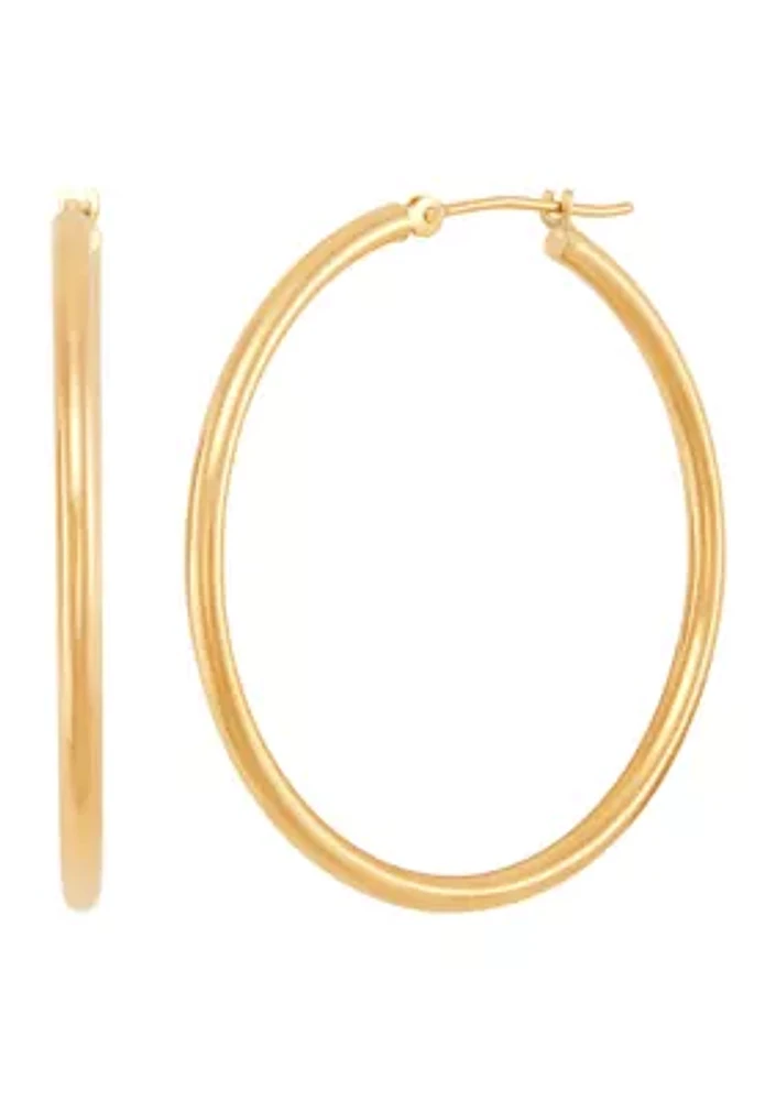 Hoop Earrings in 14k Yellow Gold