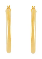 Hoop Earrings in 14K Yellow Gold