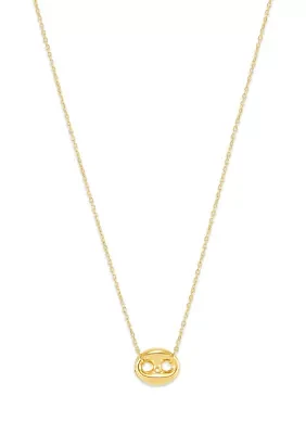 Mariner Link Necklace in 14K Yellow Gold