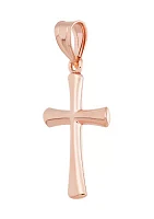 Cross Pendant in 14K Rose Gold