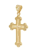 Small Cross  Pendant in 14K Yellow Gold