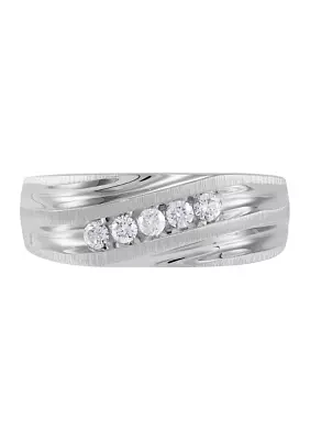 Men's 1/4 ct. t.w. Diamond Ring in 10K White Gold