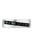 3/4 ct. t.w. Diamond Gents Ring in 10K White Gold