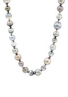 Pearl Necklace in 14K White Gold