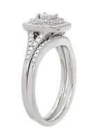 3/8 ct. t.w. Diamond Bridal Ring Set 10K White Gold