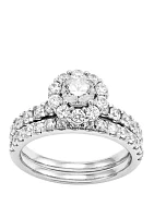 My Forever 2 ct. t.w. Round Diamond Bridal Ring Set in 14k White Gold