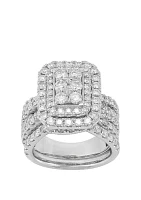 My Forever 3 ct. t.w. Diamond Composite Bridal Set 10k White Gold