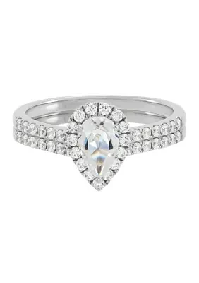 1 ct. t.w. Lab Created Diamond Bridal Set Ring in 14K White Gold