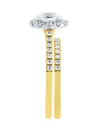 1 ct. t.w. Lab Created Diamond Bridal Set Ring in 14K Gold