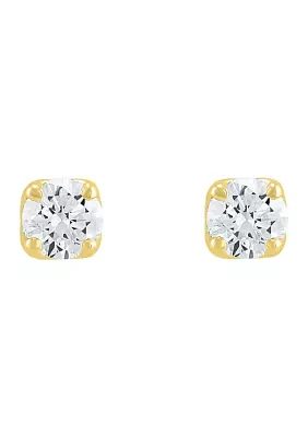 1/4 ct. t.w. Lab Created Diamond Stud Earrings in 14K Yellow Gold