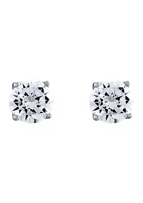 Grown With Love / ct. t.w. Lab Created Diamond Stud Earrings in 14K White Gold