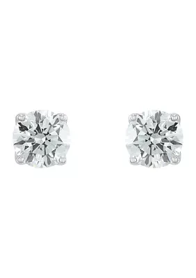 2 ct. t.w. Lab Created Diamond Stud Earrings in 14K White Gold