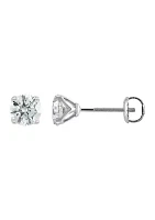 2 ct. t.w. Lab Created Diamond Stud Earrings in 14K White Gold