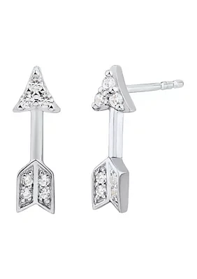 1/10 ct. t.w. Diamond Earrings in Sterling Silver