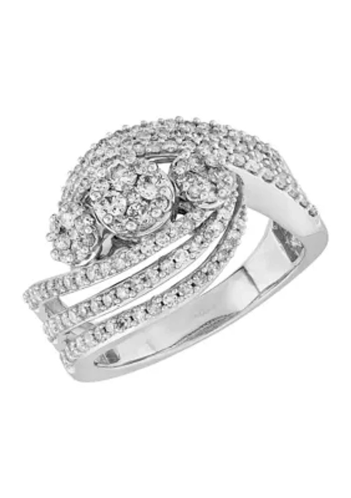 1 ct. t.w. Diamond Ring in 10K White Gold