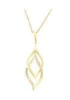 1/10 ct. t.w. Diamond Pendant Necklace in 10K Yellow Gold