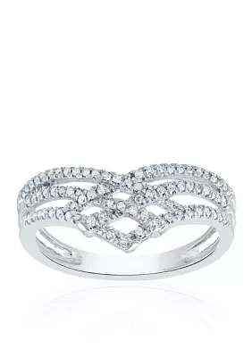 .256 ct. t.w. Diamond Ring in 10k White Gold