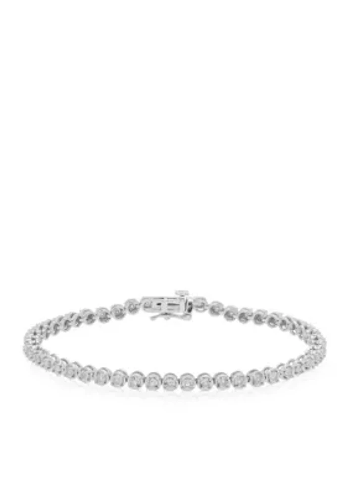 0.34 ct. t.w. Diamond Bracelet in 10K White Gold