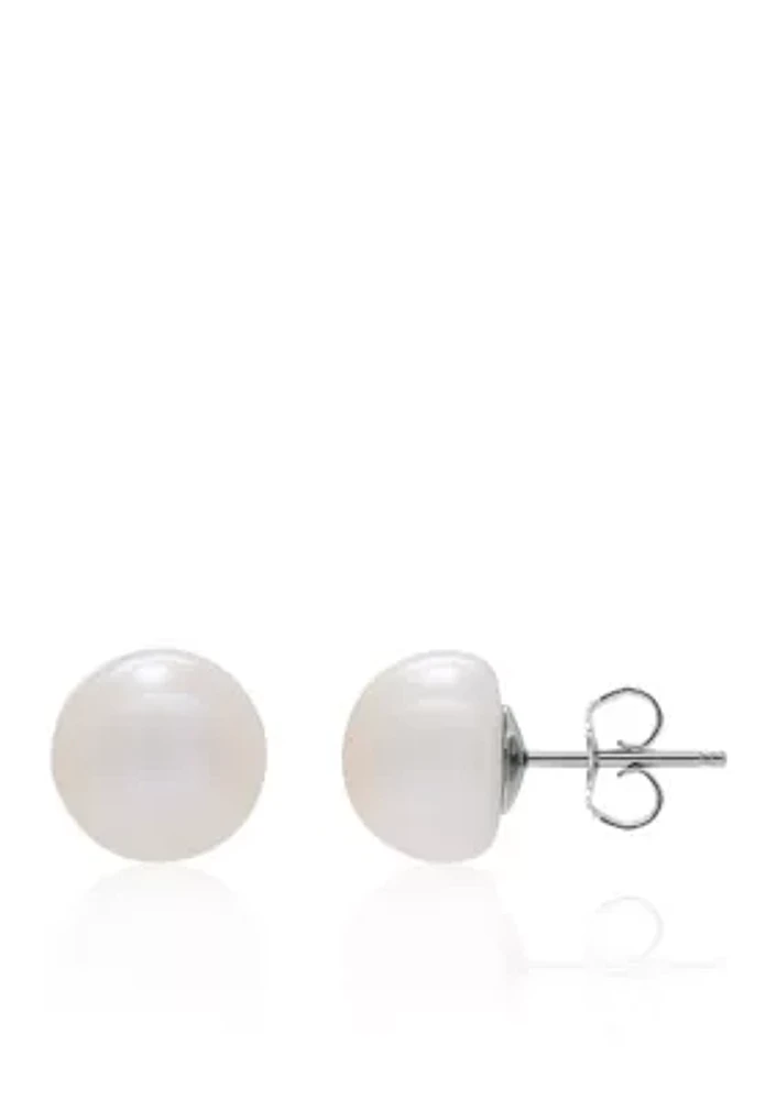 Freshwater Pearl Earrings in Sterling Silver