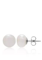 Freshwater Pearl Earrings in Sterling Silver