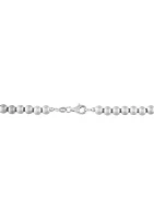 Sterling Silver Graduated Bead Necklace