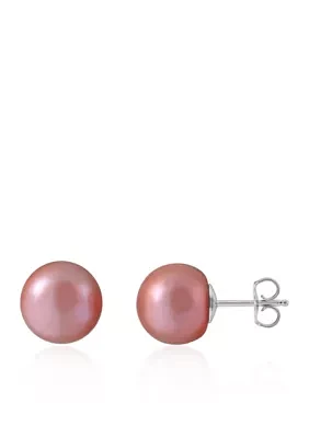 Pearl Earrings in Sterling Silver