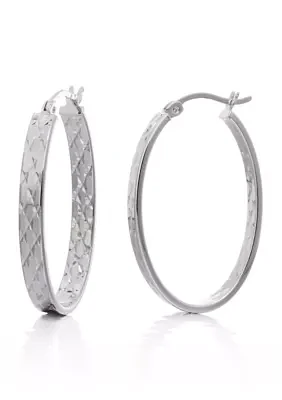 Hoop Earrings in Sterling Silver