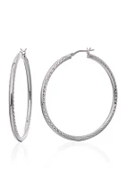 Hoop Earrings in Sterling Silver