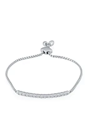 0.07 ct. t.w. Diamond Bracelet in Sterling Silver