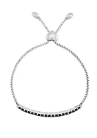  1.14 ct. t.w. Onyx Bracelet in Sterling SIlver