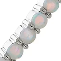 Created Opal Bracelet in Sterling Silver