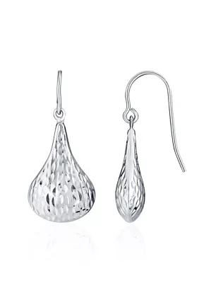 Sterling Silver Teardrop Earrings