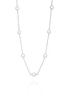 Freshwater Pearl Necklace in Sterling Silver