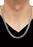 22 Inch Mariner Chain Necklace in Sterling Silver 